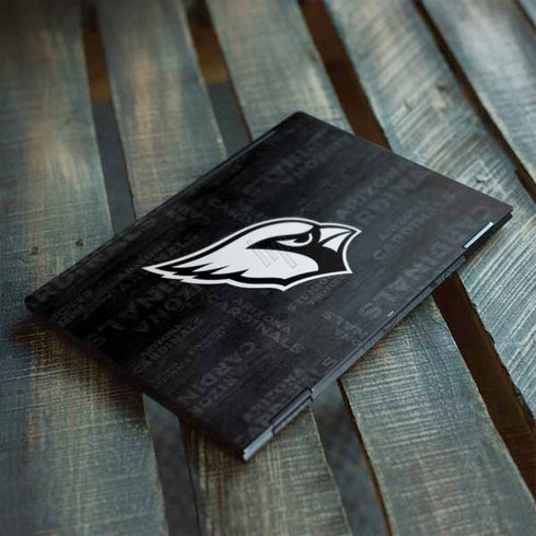 NFL Arizona Cardinals Black & White HP Envy Skin