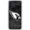 NFL Arizona Cardinals Black & White Galaxy A10e Clear Case