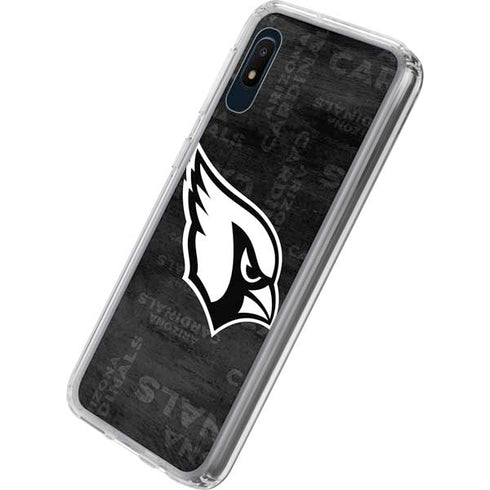 NFL Arizona Cardinals Black & White Galaxy A10e Clear Case