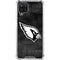 NFL Arizona Cardinals Black & White Galaxy A12 Clear Case