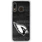 NFL Arizona Cardinals Black & White Galaxy A20 Clear Case