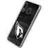 NFL Arizona Cardinals Black & White Galaxy A20 Clear Case