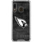 NFL Arizona Cardinals Black & White Galaxy A30 Clear Case