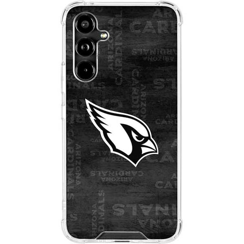 NFL Arizona Cardinals Black & White Galaxy A54 5G Clear Case