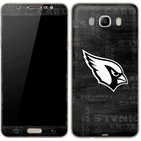 NFL Arizona Cardinals Black & White Galaxy J7 Skin