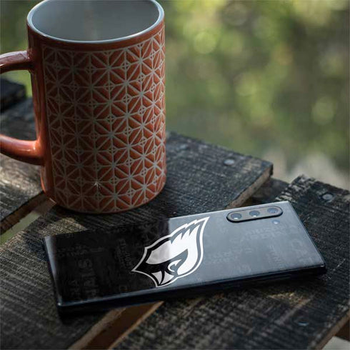 NFL Arizona Cardinals Black & White Galaxy Note 10 Skin