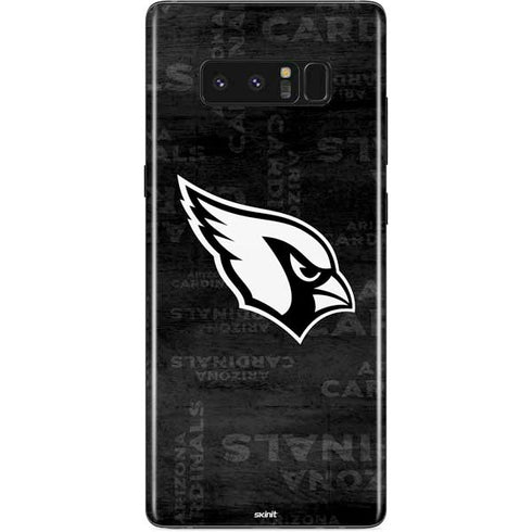 NFL Arizona Cardinals Black & White Galaxy Note 8 Skin