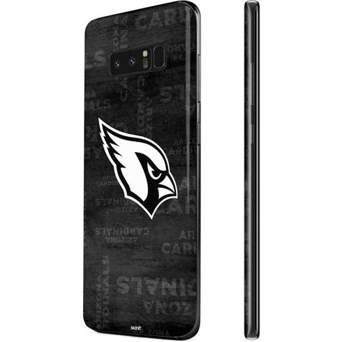 NFL Arizona Cardinals Black & White Galaxy Note 8 Skin