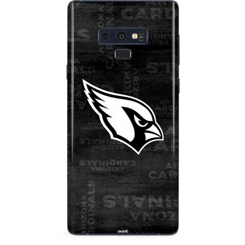 NFL Arizona Cardinals Black & White Galaxy Note 9 Skin