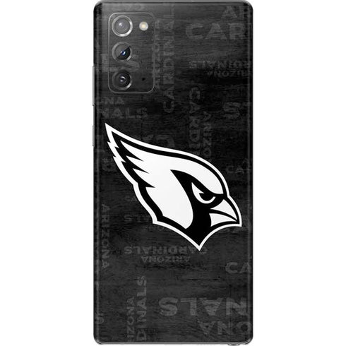 NFL Arizona Cardinals Black & White Galaxy Note20 5G Skin