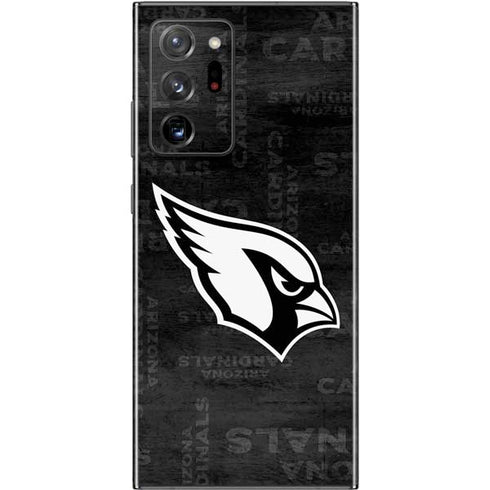NFL Arizona Cardinals Black & White Galaxy Note20 Ultra 5G Skin