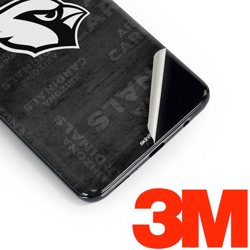 NFL Arizona Cardinals Black & White Galaxy S10 Skin