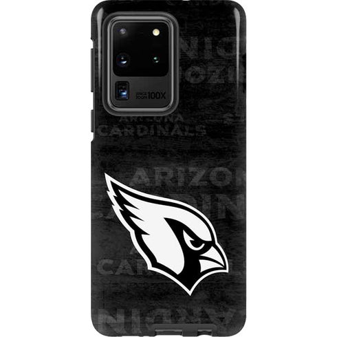 NFL Arizona Cardinals Black & White Galaxy S20 Ultra 5G Pro Case