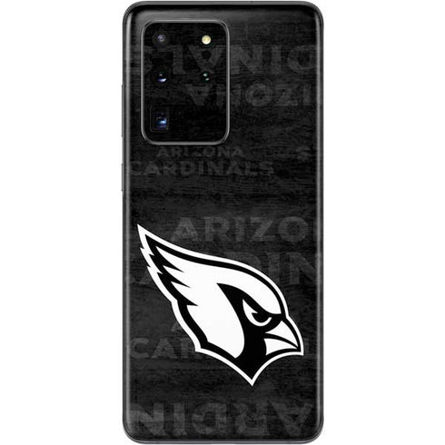 NFL Arizona Cardinals Black & White Galaxy S20 Ultra 5G Skin