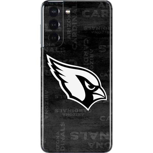 NFL Arizona Cardinals Black & White Galaxy S21 5G Skin