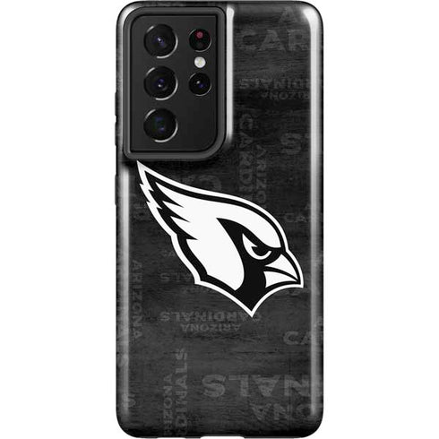 NFL Arizona Cardinals Black & White Galaxy S21 Ultra 5G Pro Case