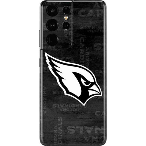 NFL Arizona Cardinals Black & White Galaxy S21 Ultra 5G Skin