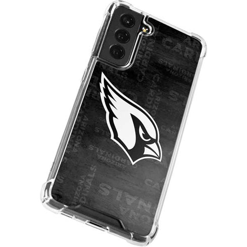 NFL Arizona Cardinals Black & White Galaxy S22 Plus Clear Case