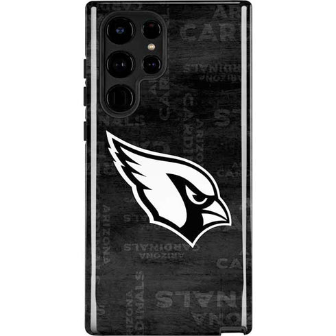 NFL Arizona Cardinals Black & White Galaxy S22 Ultra Pro Case