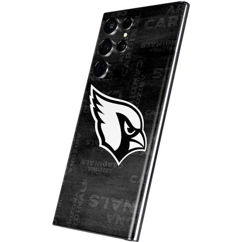 NFL Arizona Cardinals Black & White Galaxy S22 Ultra Skin