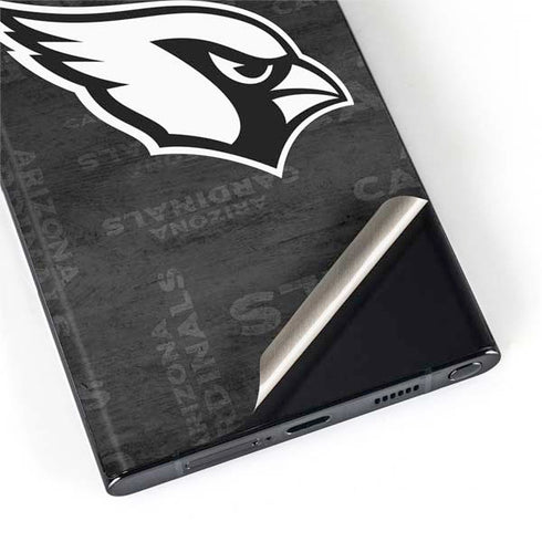 NFL Arizona Cardinals Black & White Galaxy S22 Ultra Skin