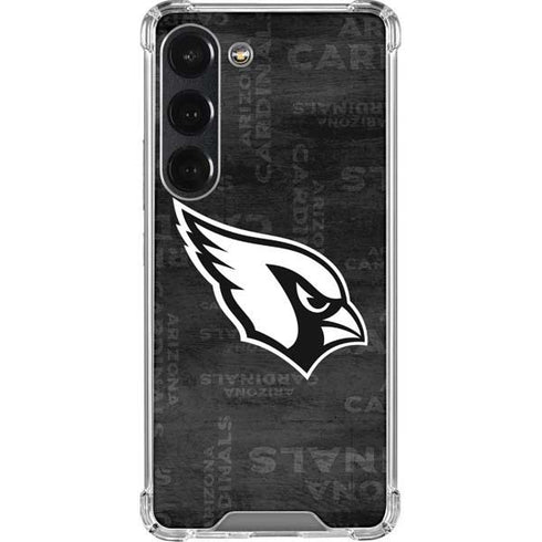 NFL Arizona Cardinals Black & White Galaxy S23 Clear Case