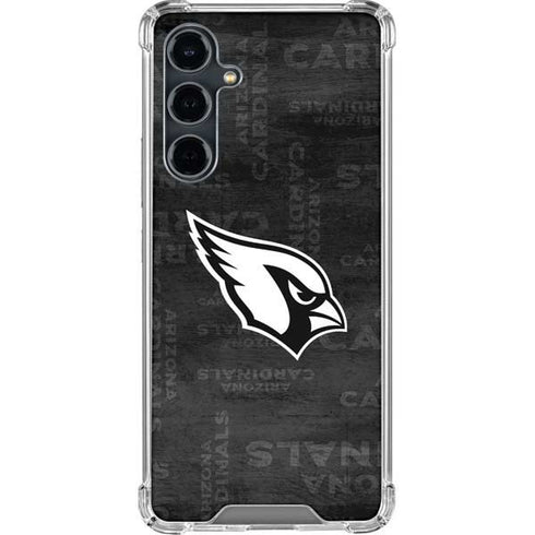 NFL Arizona Cardinals Black & White Galaxy S23 FE Clear Case