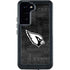 NFL Arizona Cardinals Black & White Galaxy S23 Plus Waterproof Case