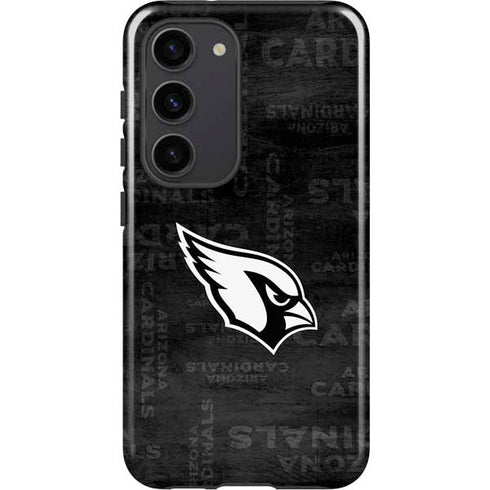 NFL Arizona Cardinals Black & White Galaxy S23 Pro Case