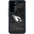 NFL Arizona Cardinals Black & White Galaxy S23 Waterproof Case