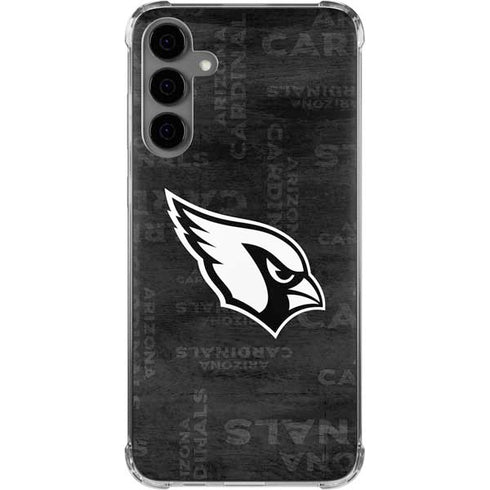 NFL Arizona Cardinals Black & White Galaxy S24 Plus Clear Case