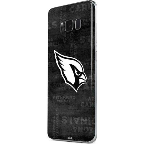 NFL Arizona Cardinals Black & White Galaxy S8 Skin
