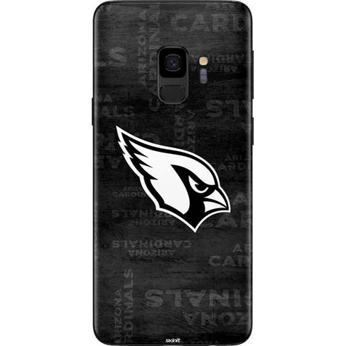 NFL Arizona Cardinals Black & White Galaxy S9 Skin