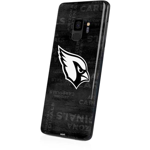 NFL Arizona Cardinals Black & White Galaxy S9 Skin