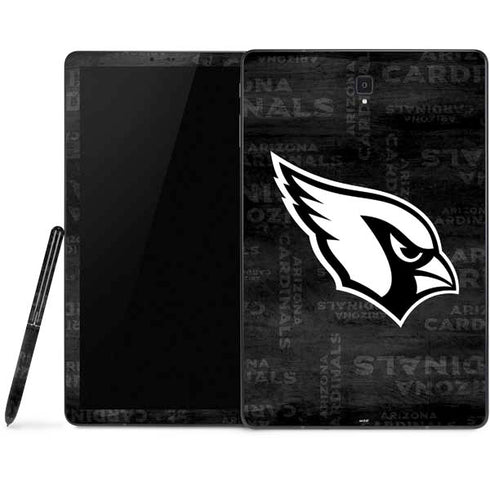 NFL Arizona Cardinals Black & White Samsung Galaxy Tab Skin