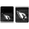 NFL Arizona Cardinals Black & White Galaxy Z Flip4 5G Skin