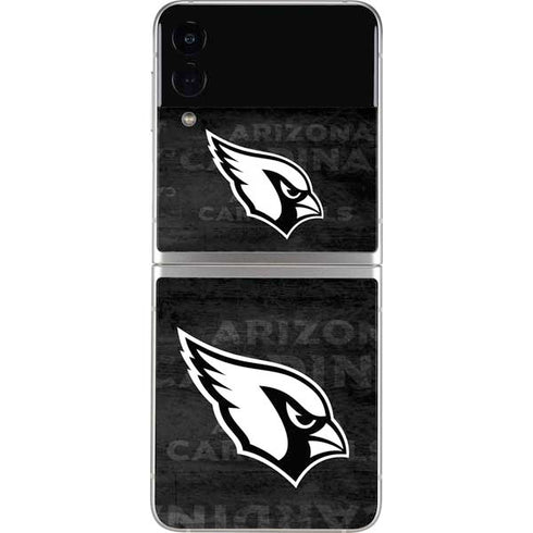 NFL Arizona Cardinals Black & White Galaxy Z Flip4 5G Skin