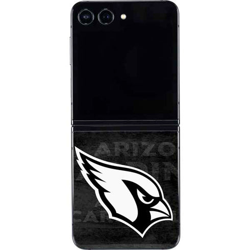 NFL Arizona Cardinals Black & White Galaxy Z Flip5 5G Skin