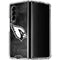 NFL Arizona Cardinals Black & White Galaxy Z Fold4 5G Clear Case