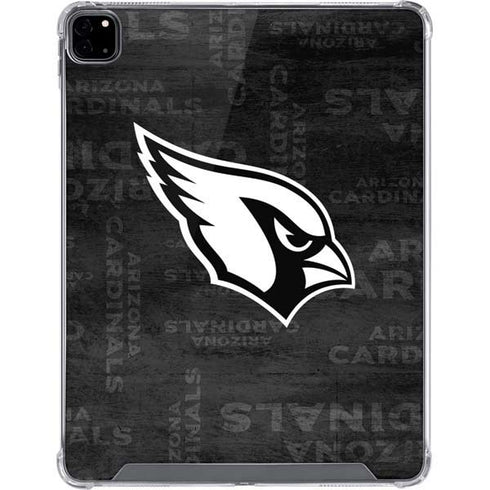 NFL Arizona Cardinals Black & White iPad Pro 12.9in (2020) Clear Case