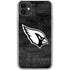 NFL Arizona Cardinals Black & White iPhone 11 Clear Case