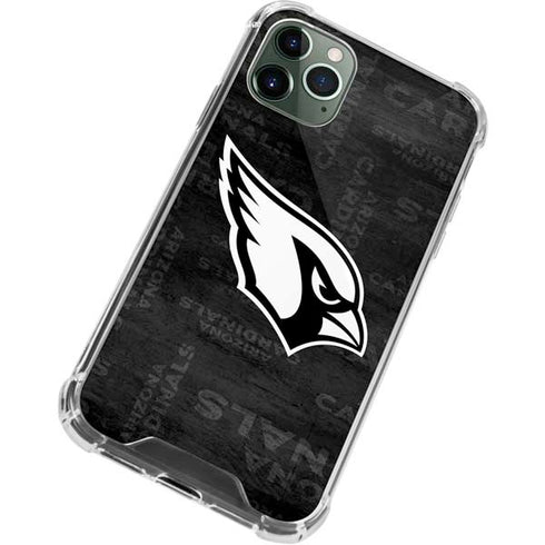 NFL Arizona Cardinals Black & White iPhone 11 Pro Max Clear Case