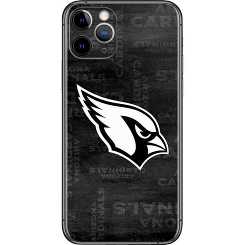 NFL Arizona Cardinals Black & White iPhone 11 Pro Skin