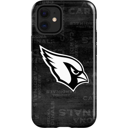 NFL Arizona Cardinals Black & White iPhone 12 Mini Impact Case