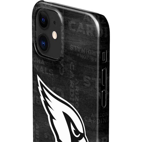 NFL Arizona Cardinals Black & White iPhone 12 Mini Lite Case