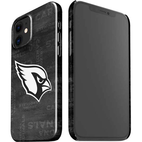 NFL Arizona Cardinals Black & White iPhone 12 Mini Lite Case