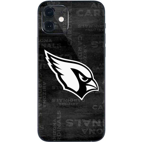 NFL Arizona Cardinals Black & White iPhone 12 Mini Skin