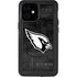 NFL Arizona Cardinals Black & White iPhone 12 Mini Waterproof Case
