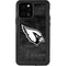 NFL Arizona Cardinals Black & White iPhone 12 Pro Waterproof Case