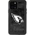 NFL Arizona Cardinals Black & White iPhone 12 Pro Waterproof Case